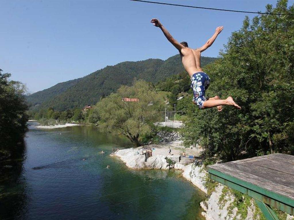 Apartment Lapanja Slap ob Idrijci Bagian luar foto